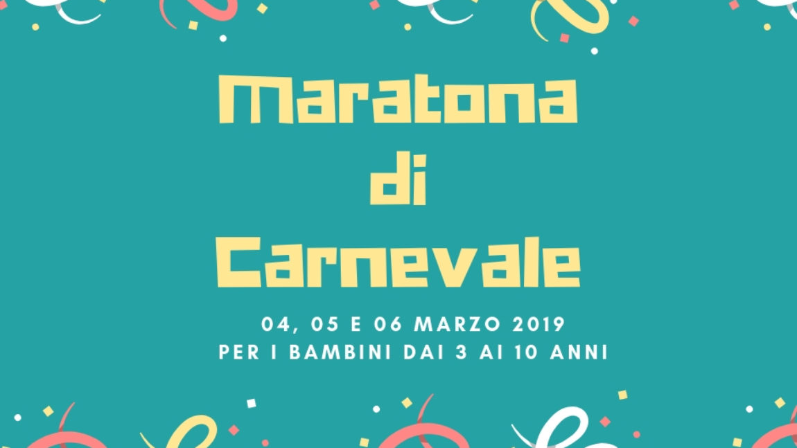 Maratona di Carnevale- marzo 2019